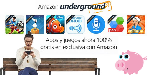 Apps gratis con Amazon Underground