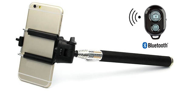 Palo Selfie con mando Bluetooth