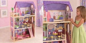 Casa de muñecas de madera Kayla