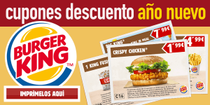 Descargar cupones Burger King enero 2016
