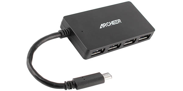 Hub Archer 1 USB Type-C a 4 USB 3.1
