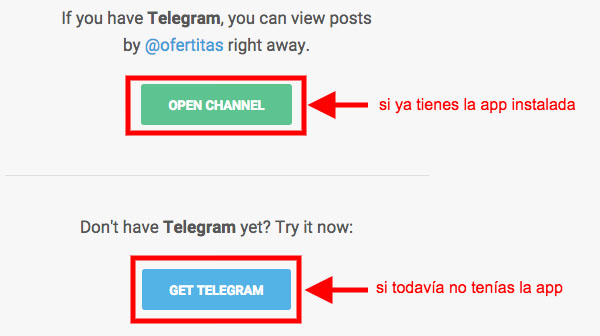 Instalación de telegram