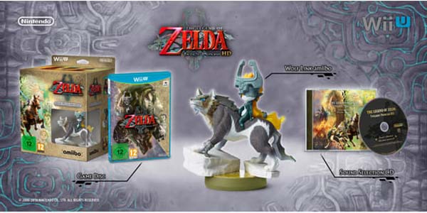 Extras Edición Limitada Zelda: Twilight Princess HD
