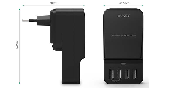 Cargador USB Aukey con AiPower
