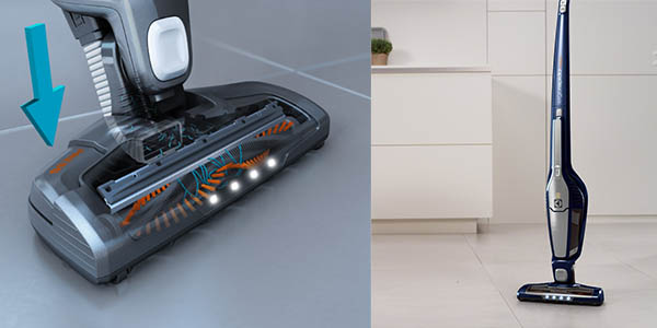 oferta potente aspirador de mano y escoba electrolux ergo rapido