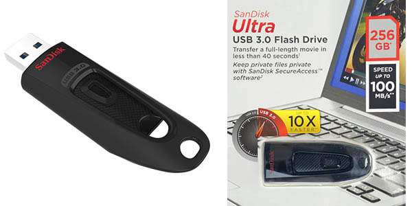 Memoria Sandisk Ultra 256GB USB 3.0