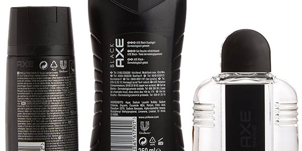 axe black gel desodorante y aftershave a precio brutal