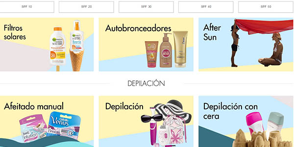bronceadores cremas maquillaje de primeras marcas amazon verano