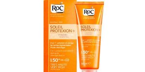 Crema solar Roc anti-manchas facial de factor 50+