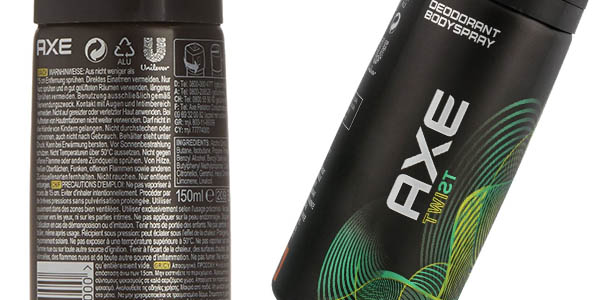 desodorante axe twist 150 ml a precio brutal