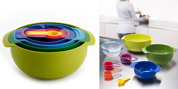 joseph & josep nest 9 plus conjunto funcional varios recipientes apilables