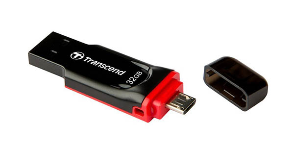 Memoria Transcend JetFlash 340 Micro USB OTG de 32 GB