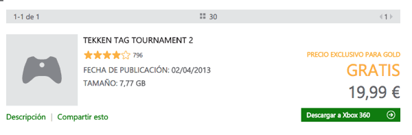 Descargar gratis juegos Xbox