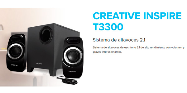 Altavoces Creative T3300 oferta