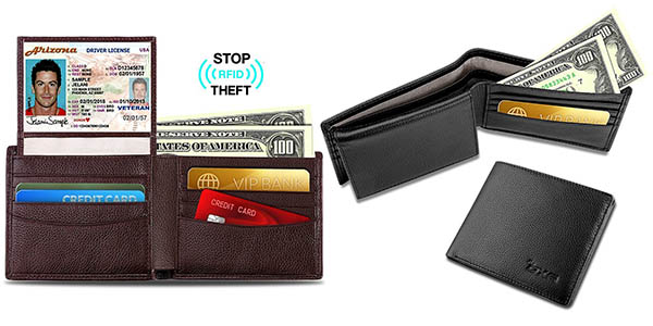 billetera proteccion RFID pequeña barata