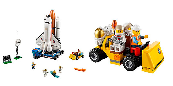 Kit de LEGO Puerto Espacial con figuras incluidas 
