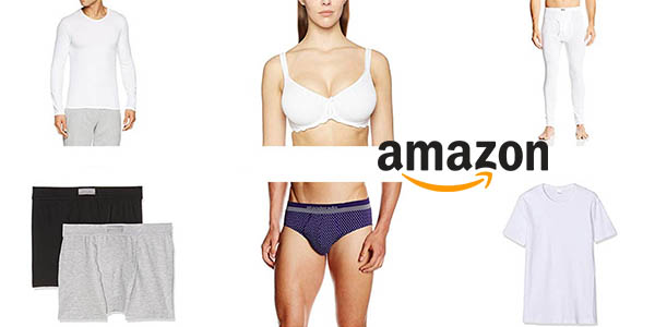 Amazon España promoción en ropa interior de marca con cupón descuento MODA30