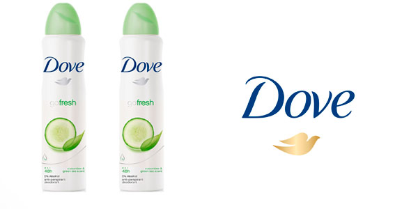 Pack de dos unidades de desodorantes Dove Go Fresh a buen precio en Amazon 