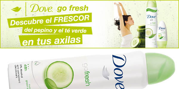 dove go fresh aero desodorante spray pepino te