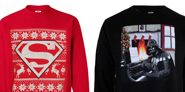 Jerseis navideños para adultos de super héroes baratos 