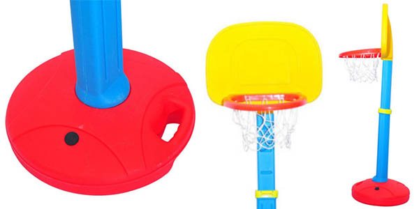 canasta baloncesto plástico resistente niños a partir 3 años