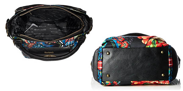 desigual bolso hombro mano diseño colorido