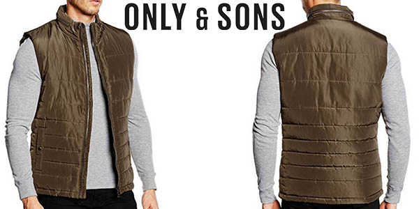 only & Sons chaleco plumon hombre barato