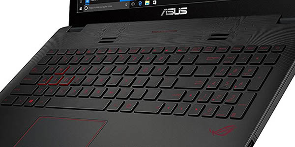 Portátil Asus con teclado retroiluminado