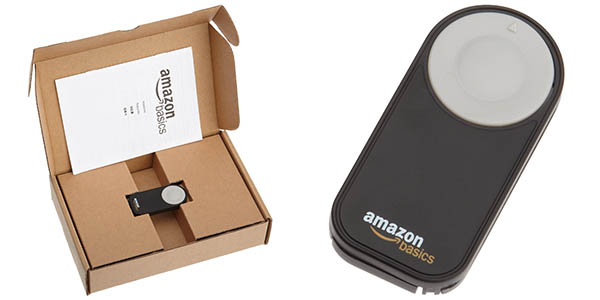 Disparador inalámbrico para cámara réflex digital Nikon AmazonBasics