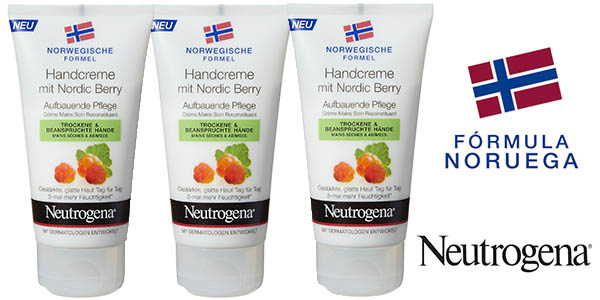 neutrogena nordic berry crema manos pack 3 botes 75 ml barato