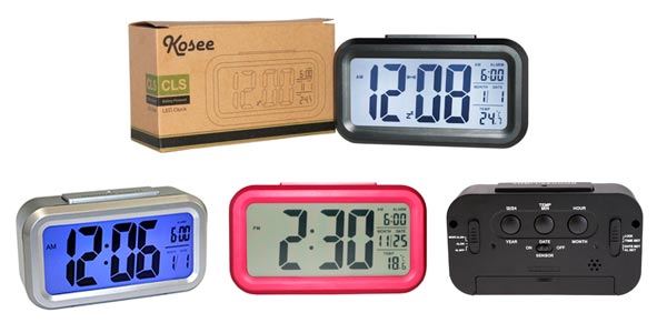 reloj digital mesa de noche