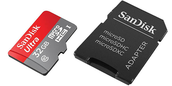 Tarjeta microSD Sandisk 32 GB Clase 10 