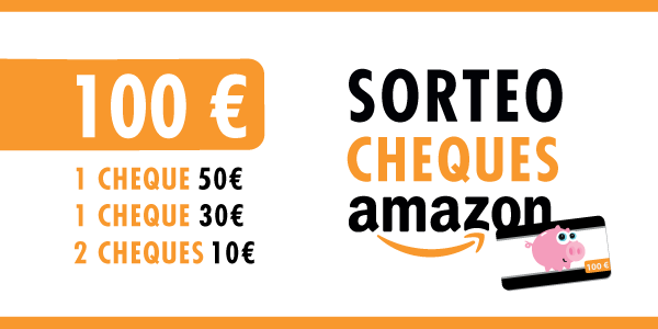 Sorteo de 100€ en cheques de Amazon