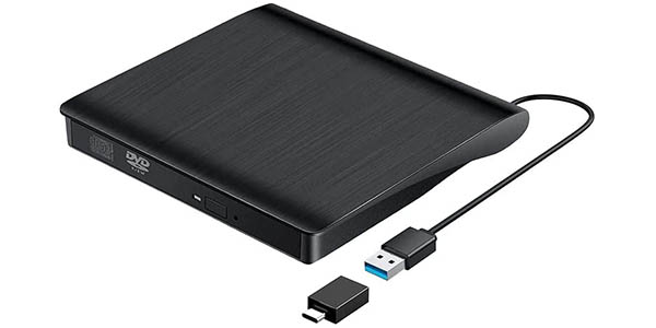 Grabador CD / DVD-RW portátil iAmotus por USB 3.0