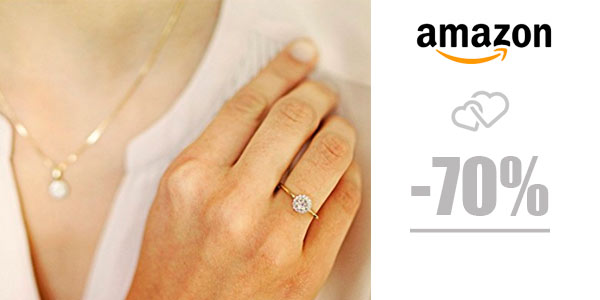 70% de descuento en joyas con diamantes en Amazon