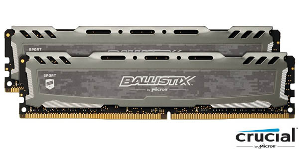 pack de memoria RAM Ballistix Sport LT de 16 GB (2 x 8 GB) DDR4 3200 MHz