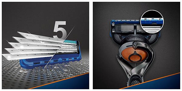 maquinilla afeitar Gillette fusion Proglide FlexBall recambios