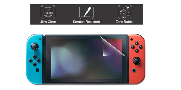 protector de pantalla transparente barato Nintendo Switch