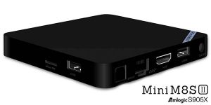 Smart TV Box Mini M8S II S905X Android 6.0, 2GB RAM, vídeo 4K
