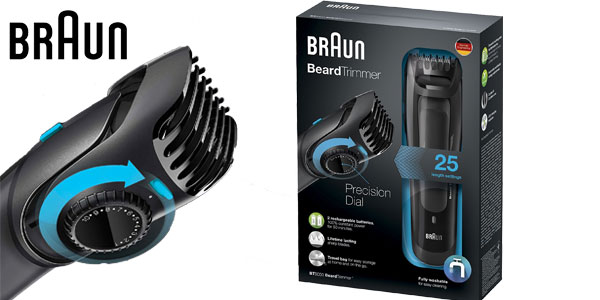 Recortadora de barba Braun BT 5050 barata en Amazon España