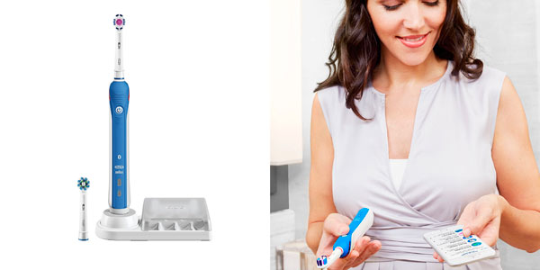 Cepillo de dientes eléctrico Oral B Pro 4000 3D White con Bluetooth barato en Amazon