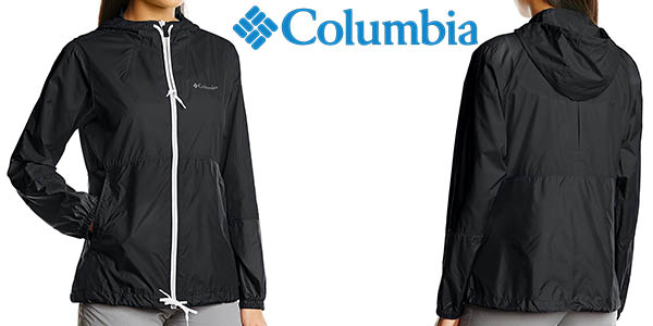 columbia flash forward windbreaker chaqueta cortavientos senderismo barata