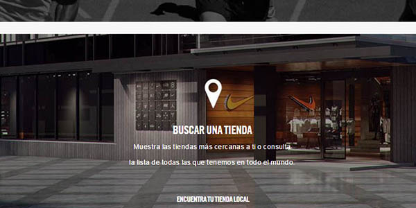 localizador tiendas Nike Factory Stores