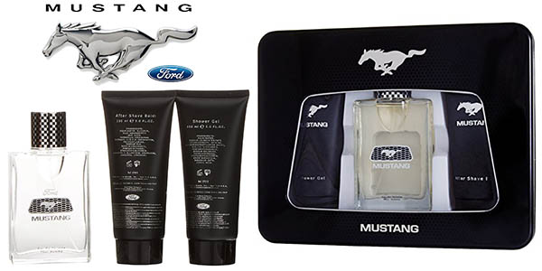mustang set colonia after shave gel ducha hombre barato