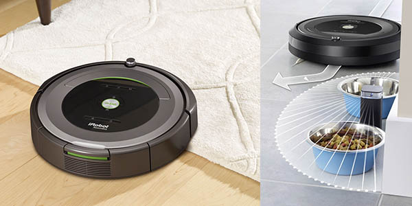 aspirador inteligente Roomba 681 con sensores acústicos y Virtual Wall