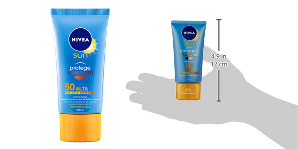 Crema facial solar Nivea Sun Protege & Broncea chollo Amazon