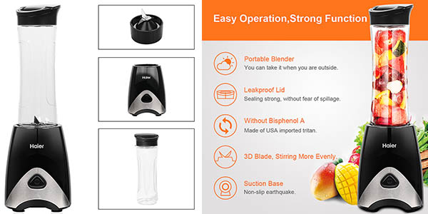 Haier HAB B0109EU batidora transportar smoothies