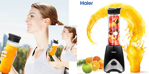 licuadora Haier HABB B0109EU vaso botella para llevar barata