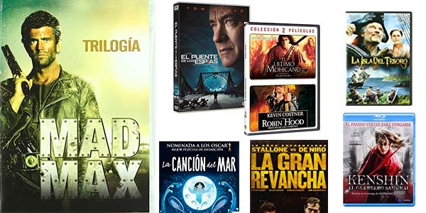 Películas y series en DVD y Blu-ray rebajadas en packs descuento en Amazon