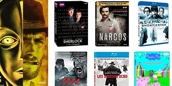 Promoción de películas y series en DVD y Blu-Ray con descuentos en Amazon